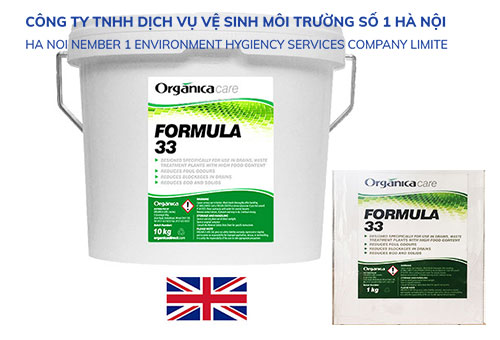 Vi sinh xử lý nước thải sinh hoạt Formula 33