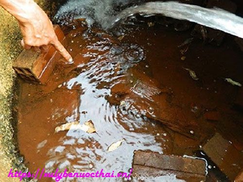 nguồn nước ngầm tại Phú xuyên bị ô nhiễm