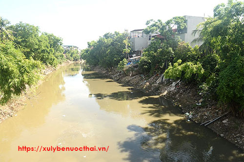 nước sông nhuệ bị ô nhiễm