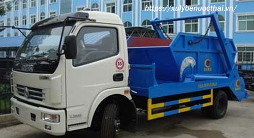 Xe tải chở bùn thùng rời dongfeng