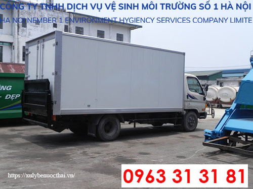 Phân loại, vận chuyển và xử lý bùn thải bệnh viện tại Hà Nội